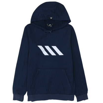Mens UK Size M adidas Blue Pullover Hoodie