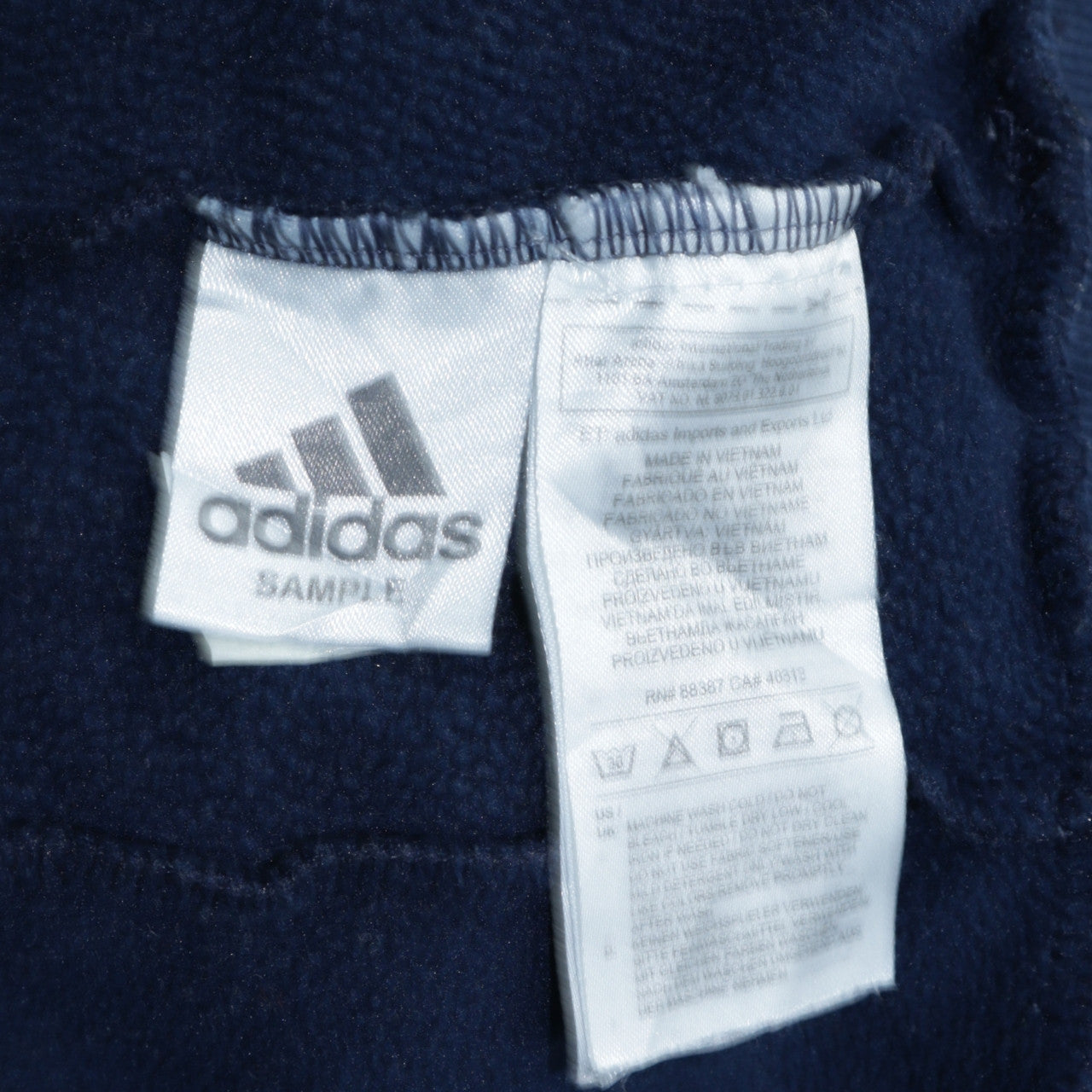 Mens UK Size M adidas Blue Pullover Hoodie