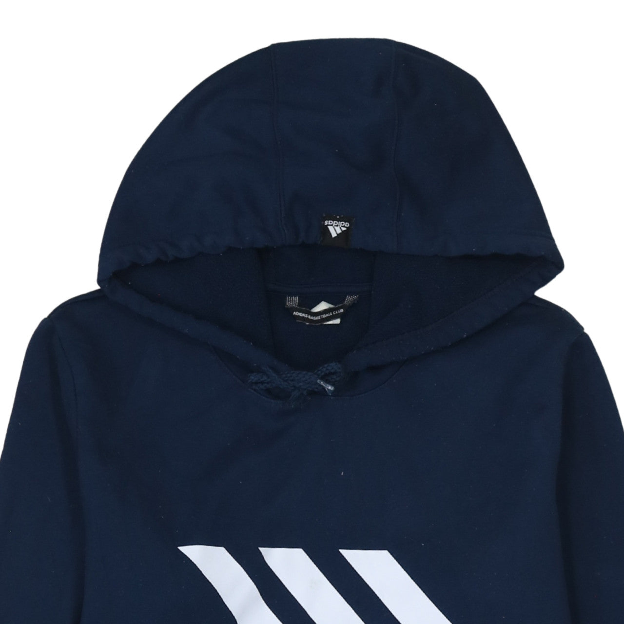 Mens UK Size M adidas Blue Pullover Hoodie