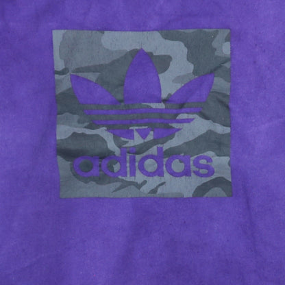 Adidas Boys Purple Camouflage Logo Sweatshirt Size 13-14 Years