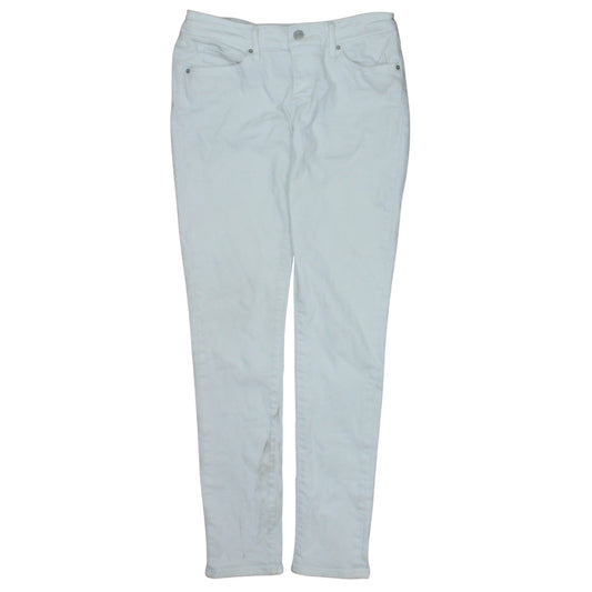 Levi's Women's White 711 Skinny Jeans Size 27 Mid Rise Denim