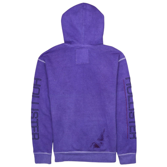 Mens UK Size L Hollister Purple Pullover Hoodie