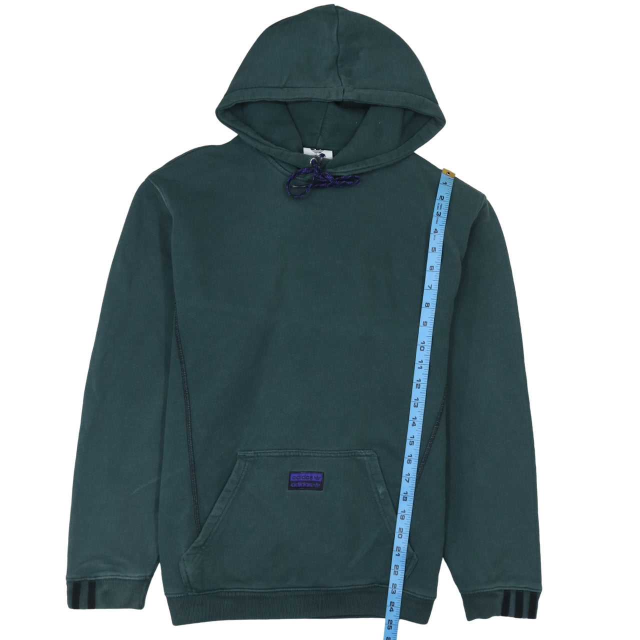 Mens UK Size S adidas Green Pullover Hoodie