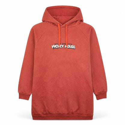 Unisex Adults UK Size M Disney Red Pullover Hoodie