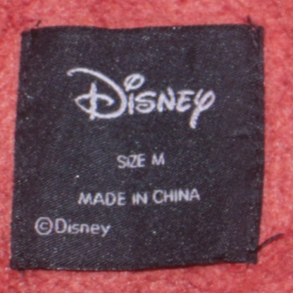 Unisex Adults UK Size M Disney Red Pullover Hoodie