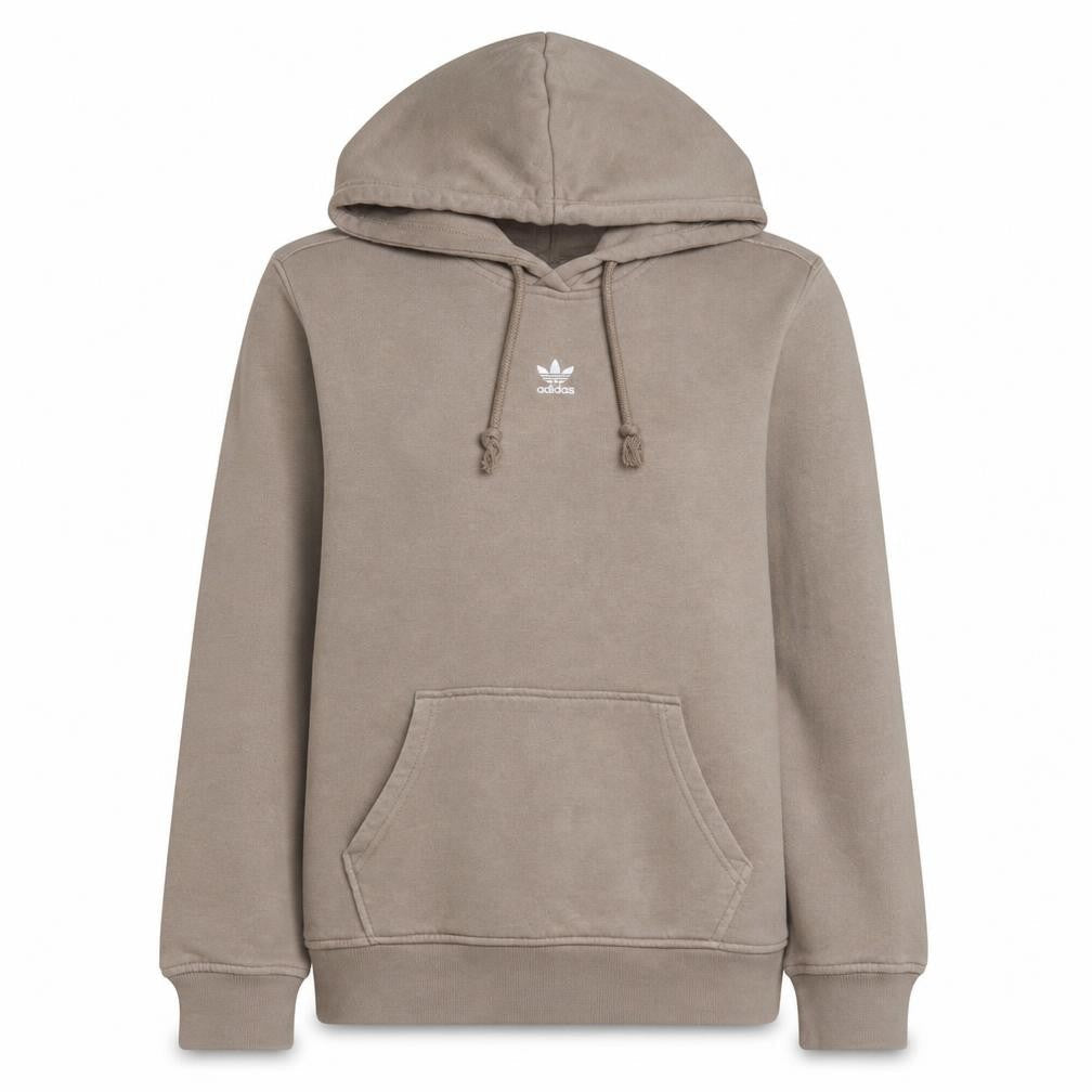 Womens UK Size 8 adidas Beige Pullover Hoodie