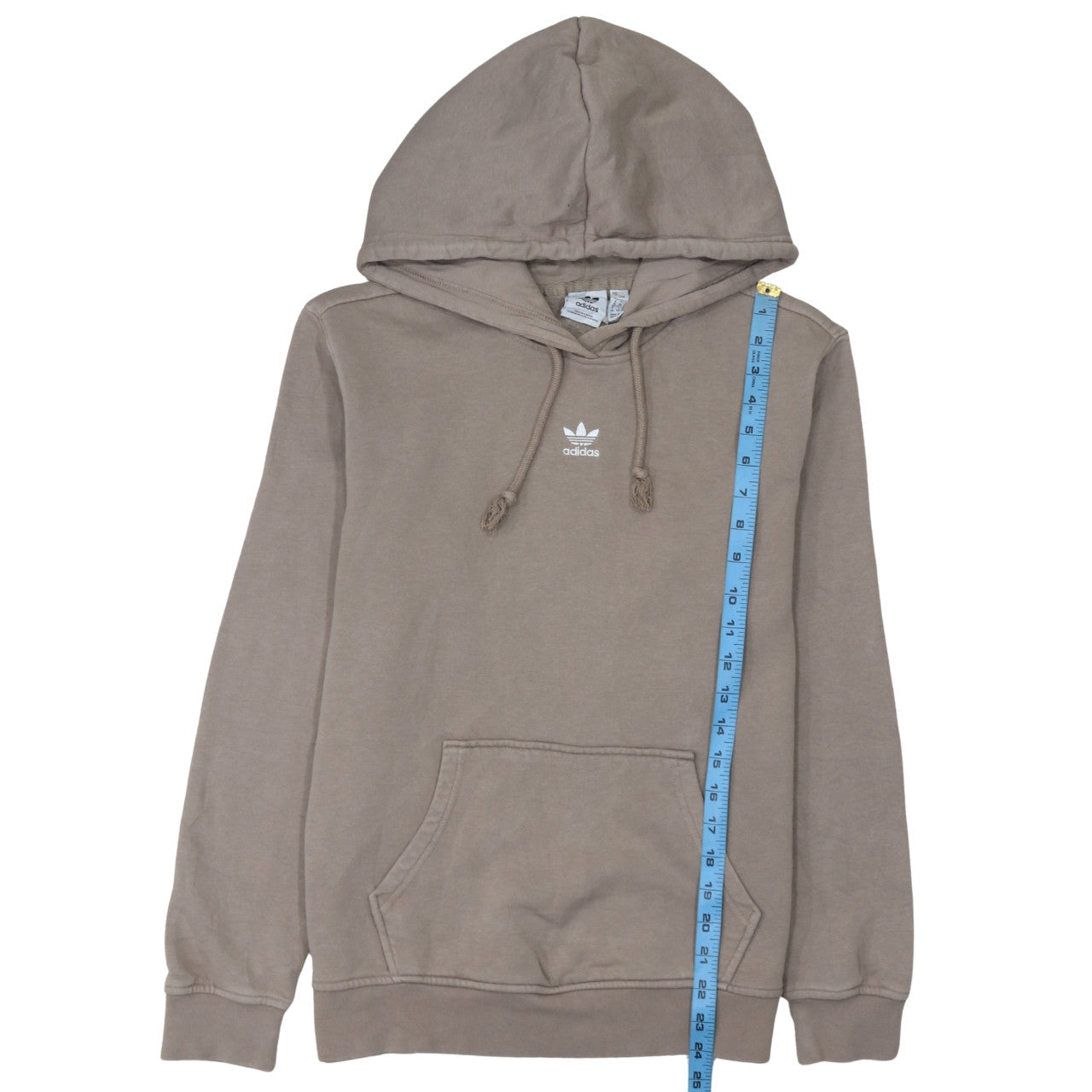Womens UK Size 8 adidas Beige Pullover Hoodie