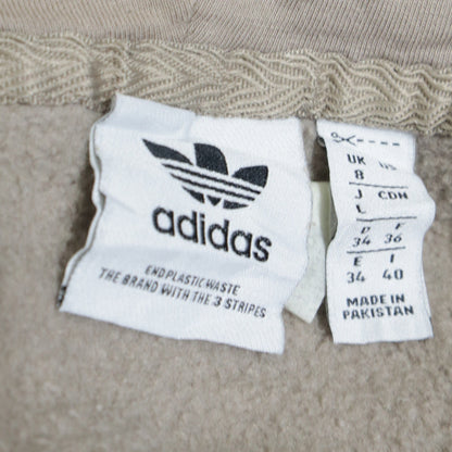 Womens UK Size 8 adidas Beige Pullover Hoodie