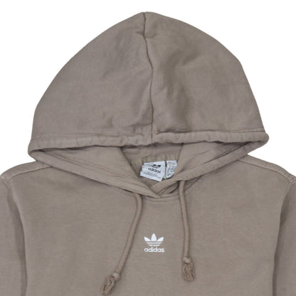 Womens UK Size 8 adidas Beige Pullover Hoodie
