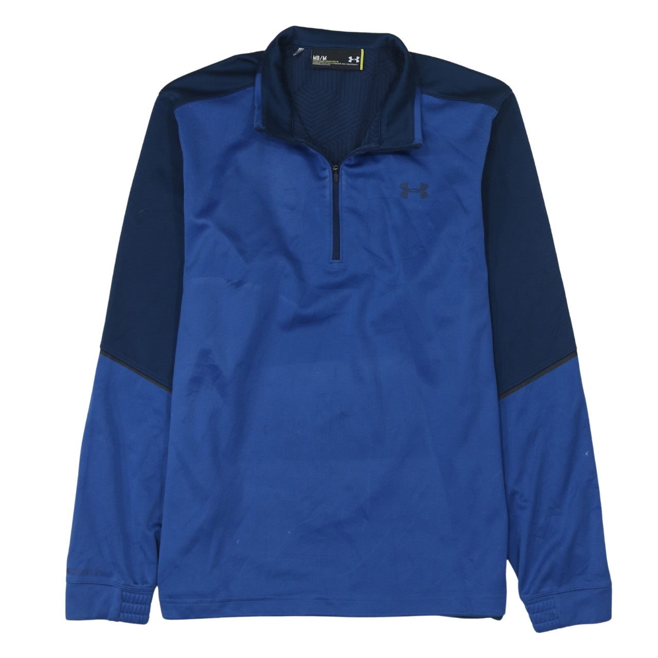 Mens UK Size M Under armour Blue Henley Sweatshirt