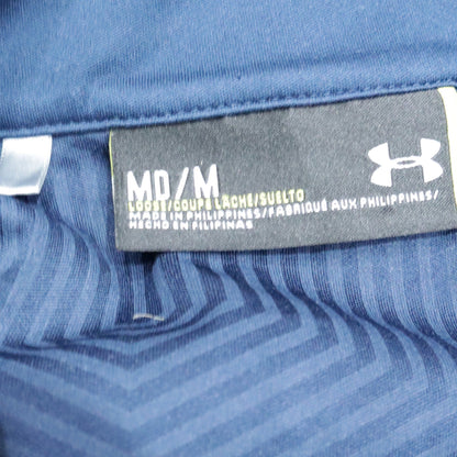 Mens UK Size M Under armour Blue Henley Sweatshirt