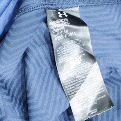 Mens UK Size M Under armour Blue Henley Sweatshirt