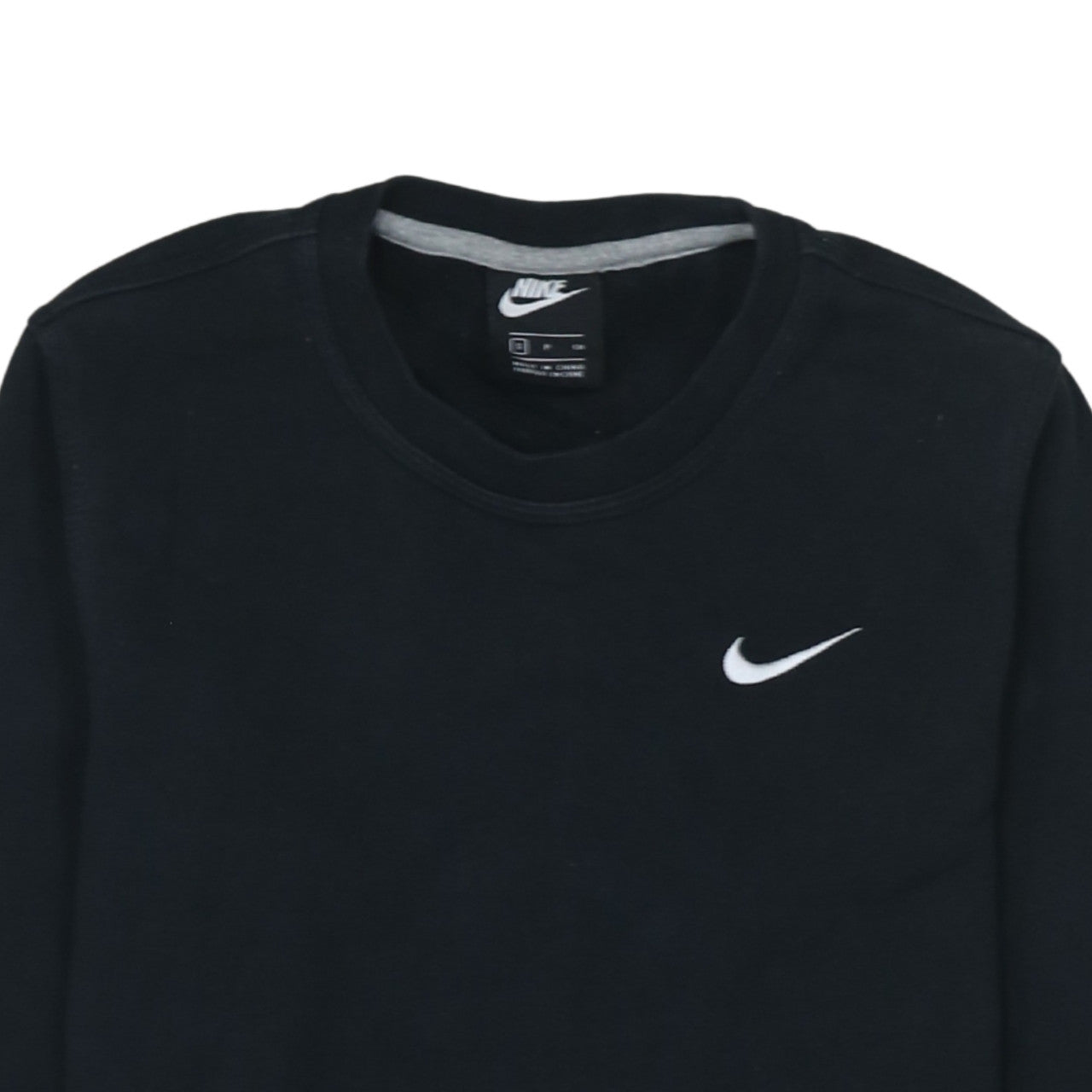 Mens UK Size S Nike Black Pullover Sweatshirt