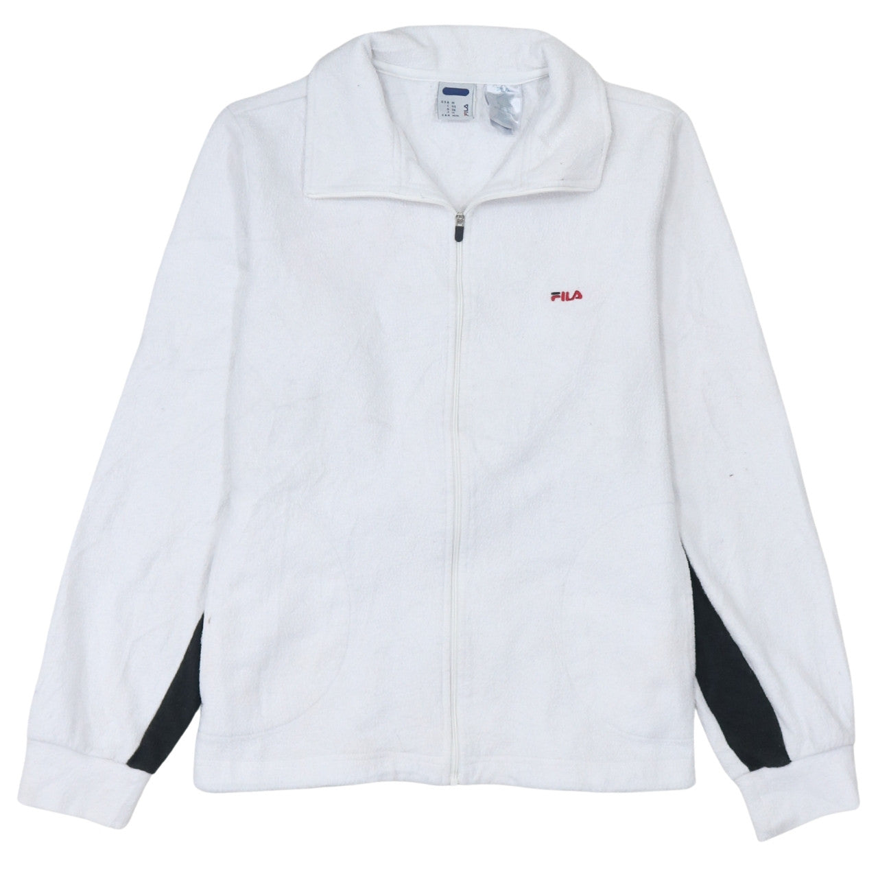 Womens UK Size 12 FILA White Basic Jacket