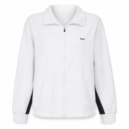Womens UK Size 12 FILA White Basic Jacket