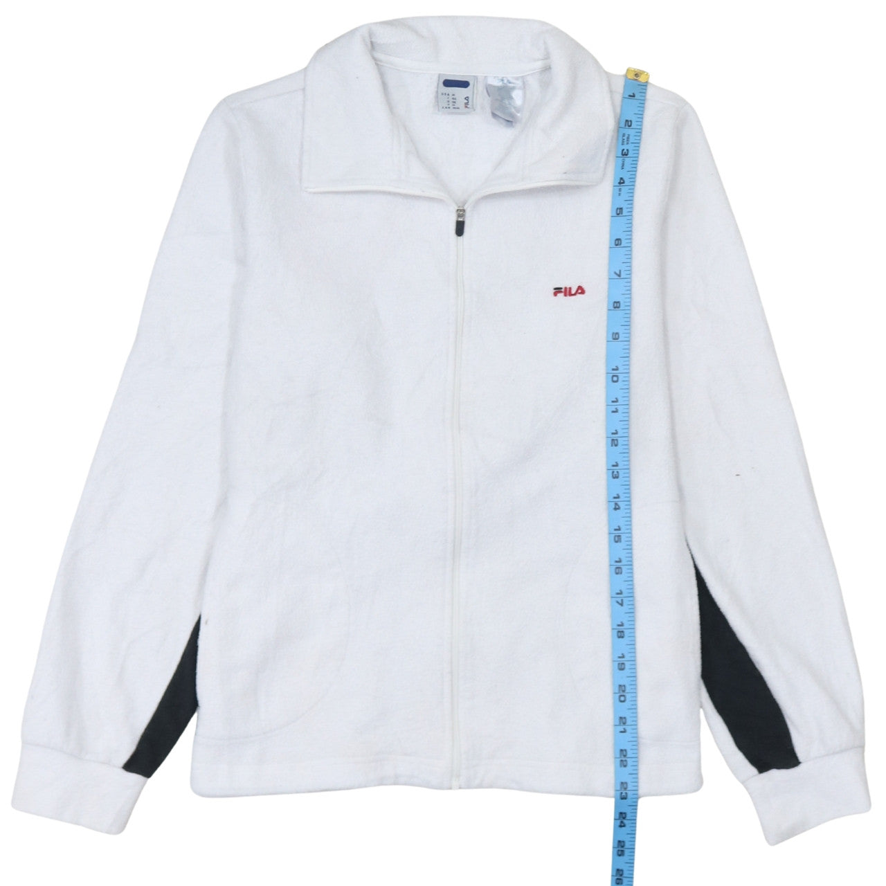 Womens UK Size 12 FILA White Basic Jacket