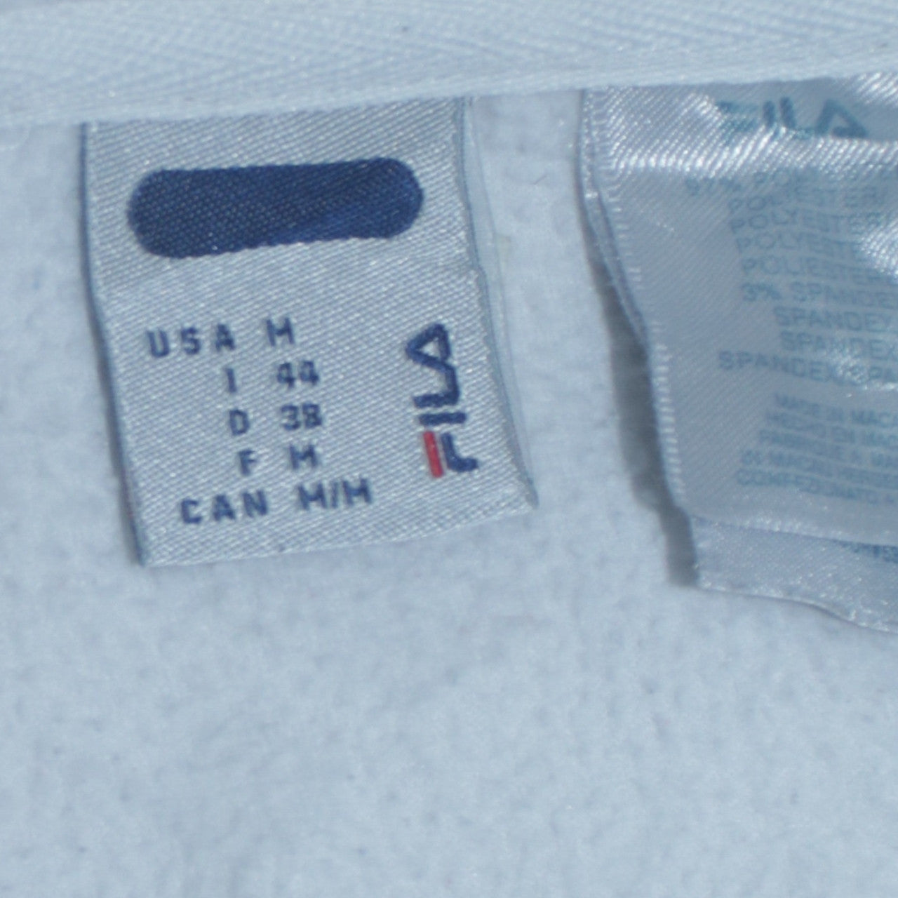 Womens UK Size 12 FILA White Basic Jacket