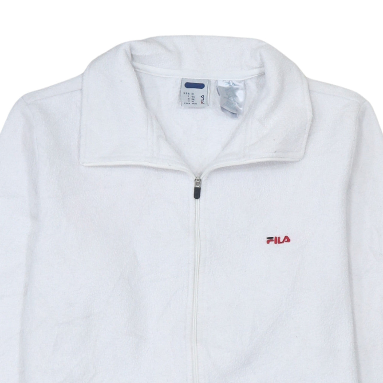 Womens UK Size 12 FILA White Basic Jacket