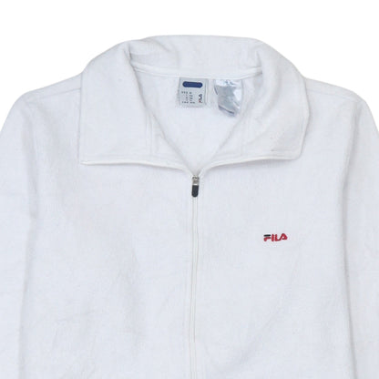 Womens UK Size 12 FILA White Basic Jacket