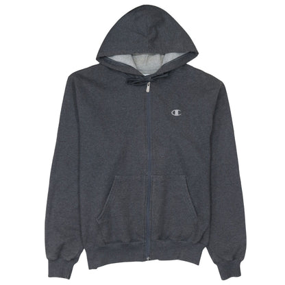 Mens UK Size M Champion Grey Full Zip Hoodie