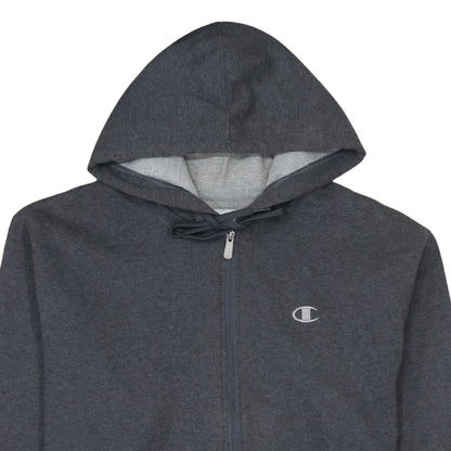 Mens UK Size M Champion Grey Full Zip Hoodie