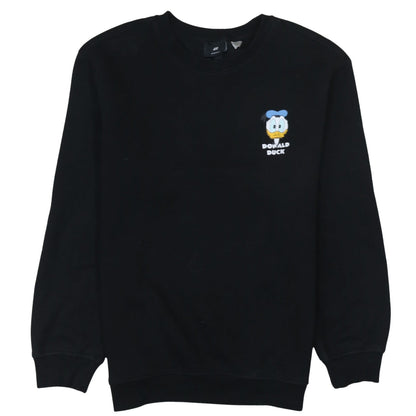 Mens UK Size M H&M Black Pullover Sweatshirt