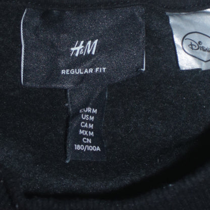 Mens UK Size M H&M Black Pullover Sweatshirt