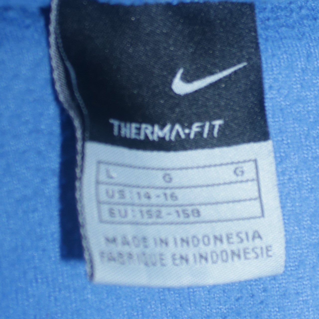 Boys UK Size 14-15 Years Nike Blue Track Jacket