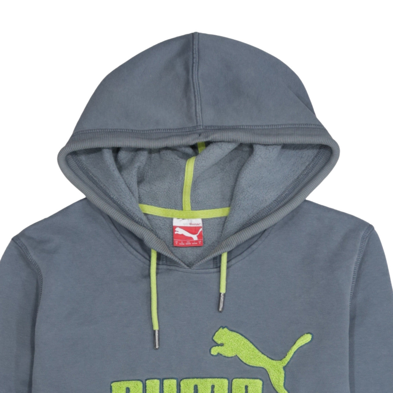 Mens UK Size S PUMA Grey Pullover Hoodie