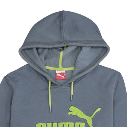 Mens UK Size S PUMA Grey Pullover Hoodie