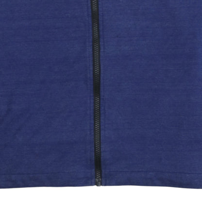 Mens UK Size S Nike Blue Full Zip Sweatshirt