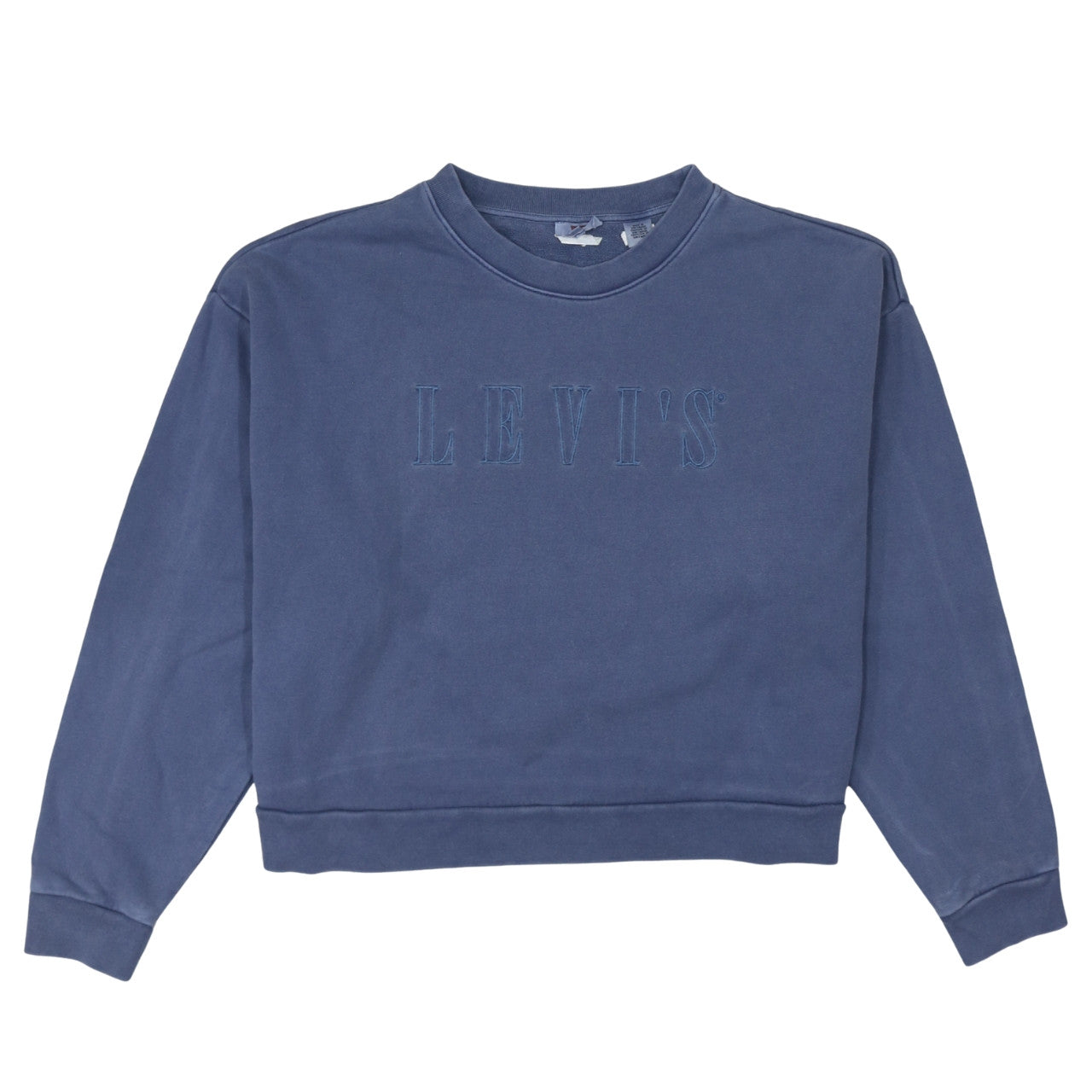 Womens UK Size L Levi's Blue Pullover Sweatshirt