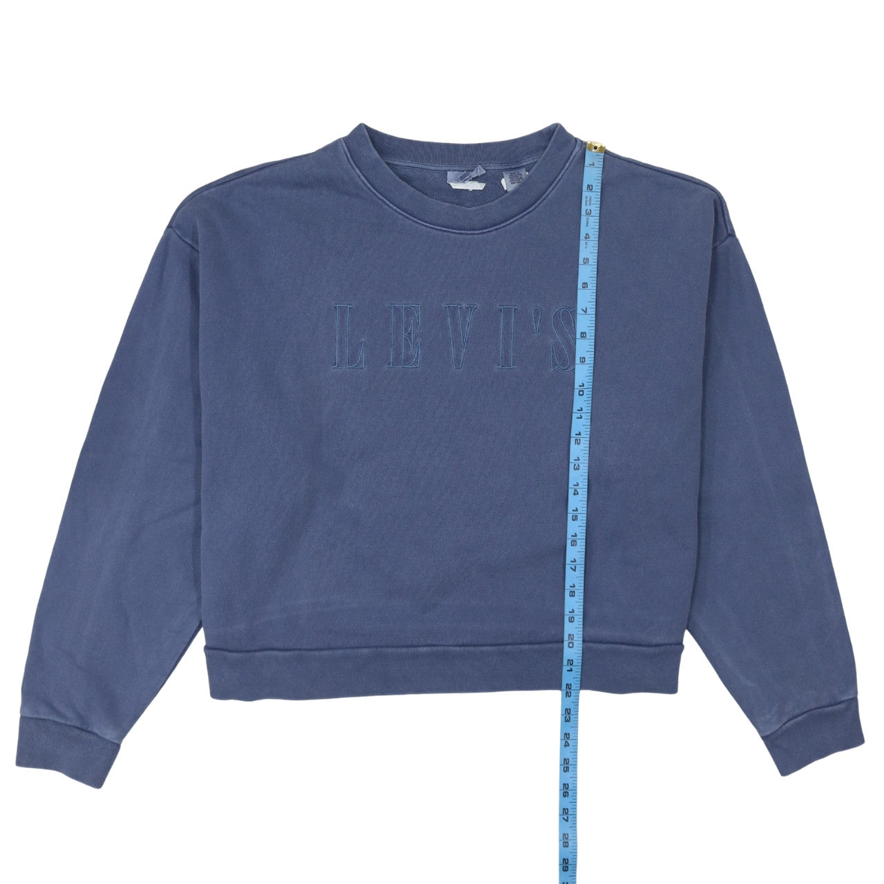 Womens UK Size L Levi's Blue Pullover Sweatshirt