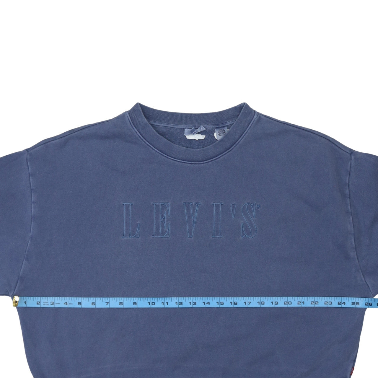 Womens UK Size L Levi's Blue Pullover Sweatshirt