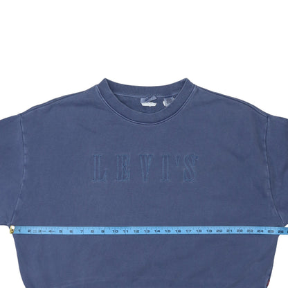 Womens UK Size L Levi's Blue Pullover Sweatshirt