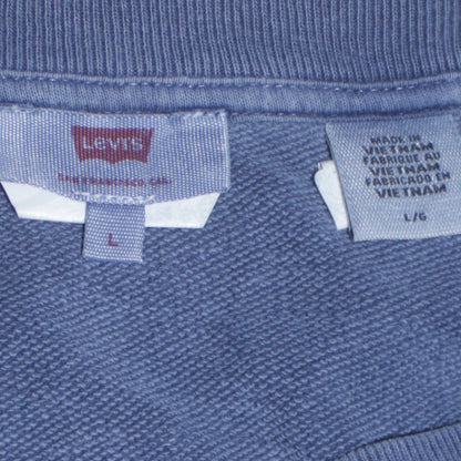 Womens UK Size L Levi's Blue Pullover Sweatshirt
