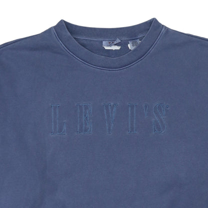Womens UK Size L Levi's Blue Pullover Sweatshirt