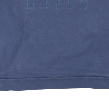 Womens UK Size L Levi's Blue Pullover Sweatshirt
