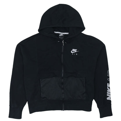 Womens UK Size XL Nike Black Full Zip Hoodie