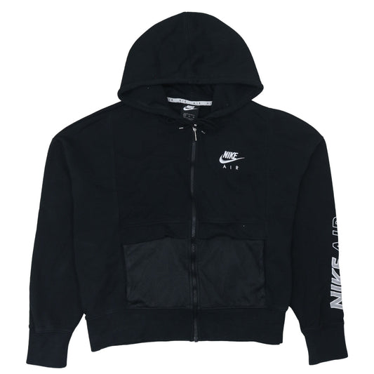 Womens UK Size XL Nike Black Full Zip Hoodie
