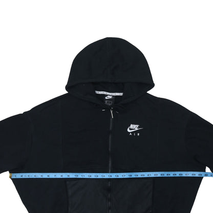 Womens UK Size XL Nike Black Full Zip Hoodie
