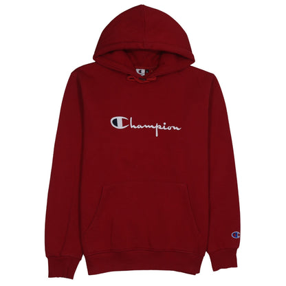 Mens UK Size XL Champion Red Pullover Hoodie