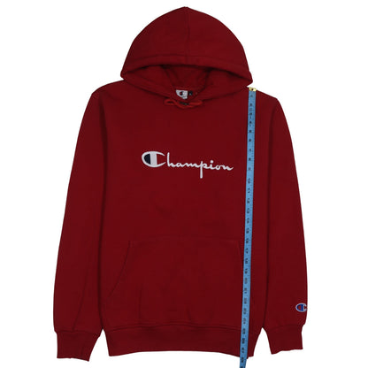 Mens UK Size XL Champion Red Pullover Hoodie