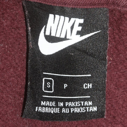 Mens UK Size S Nike Brown Full Zip Hoodie