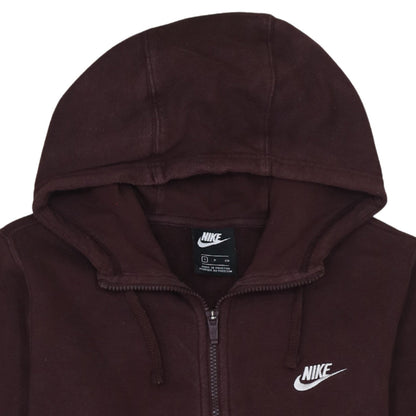 Mens UK Size S Nike Brown Full Zip Hoodie