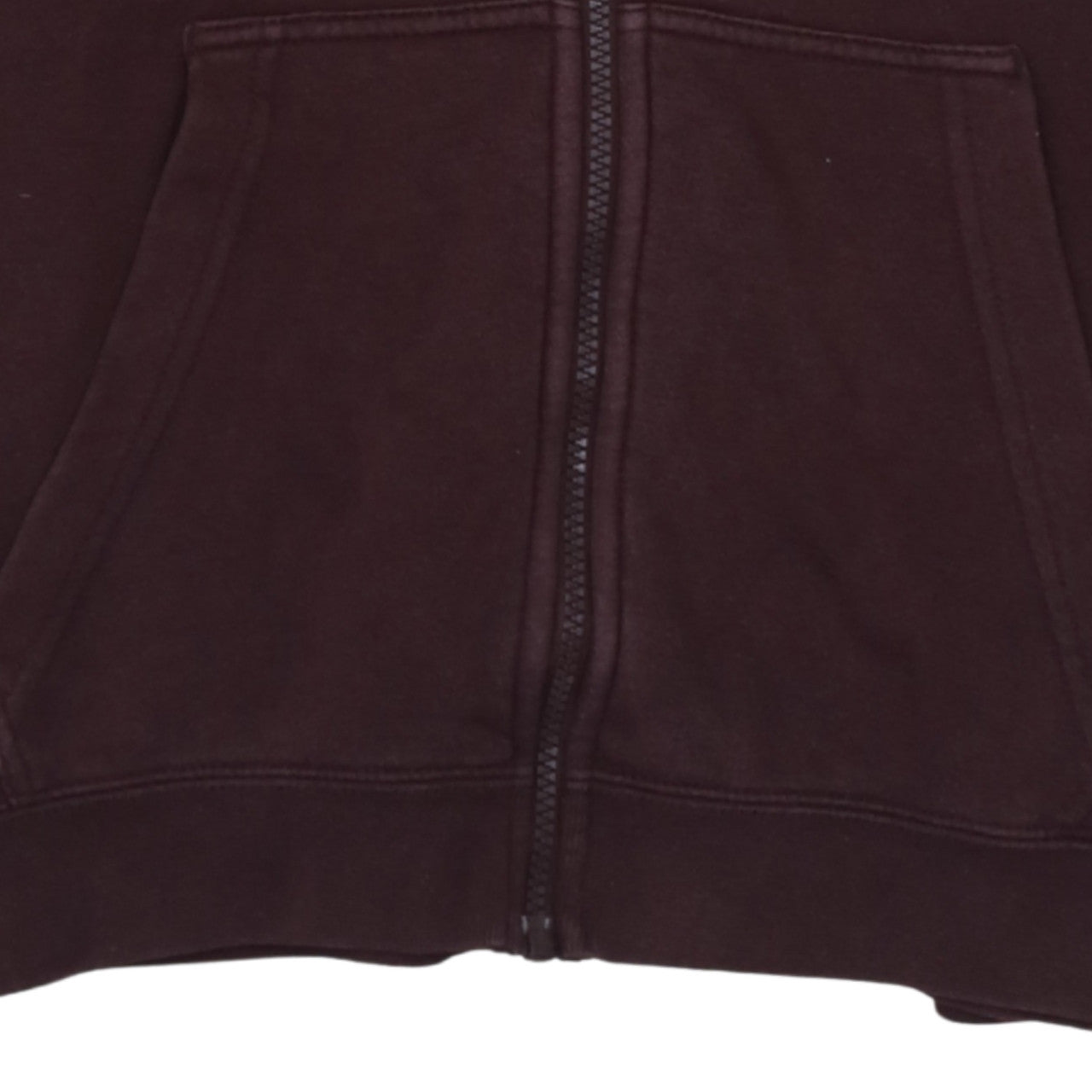 Mens UK Size S Nike Brown Full Zip Hoodie
