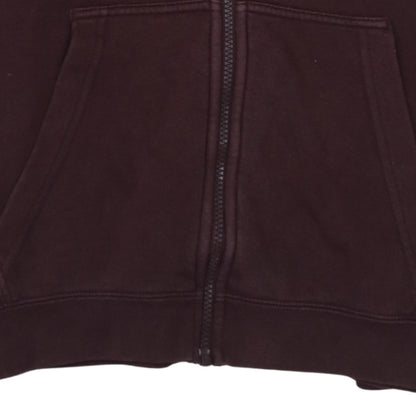 Mens UK Size S Nike Brown Full Zip Hoodie