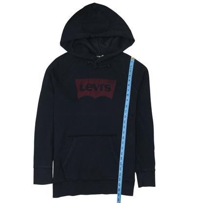 Mens UK Size M Levi's Black Pullover Hoodie