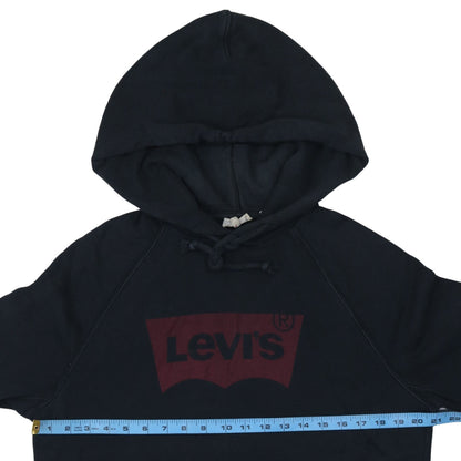 Mens UK Size M Levi's Black Pullover Hoodie