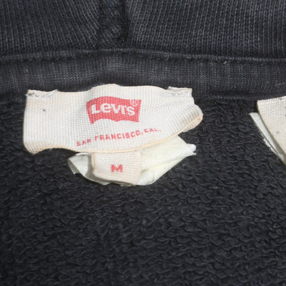 Mens UK Size M Levi's Black Pullover Hoodie